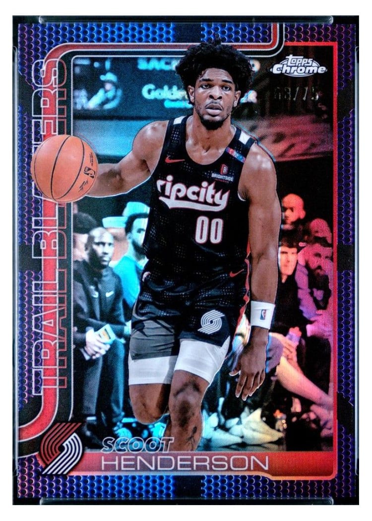 2025 Topps Chrome Scoot Henderson #166 card
