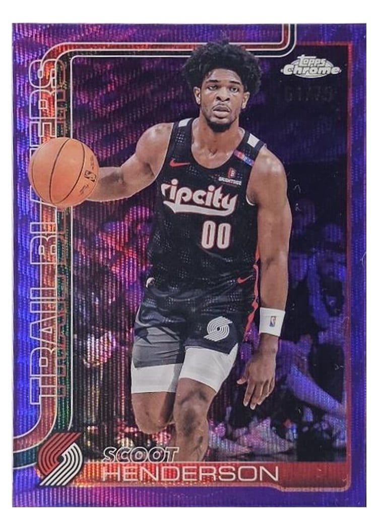 2025 Topps Chrome Scoot Henderson #166 card