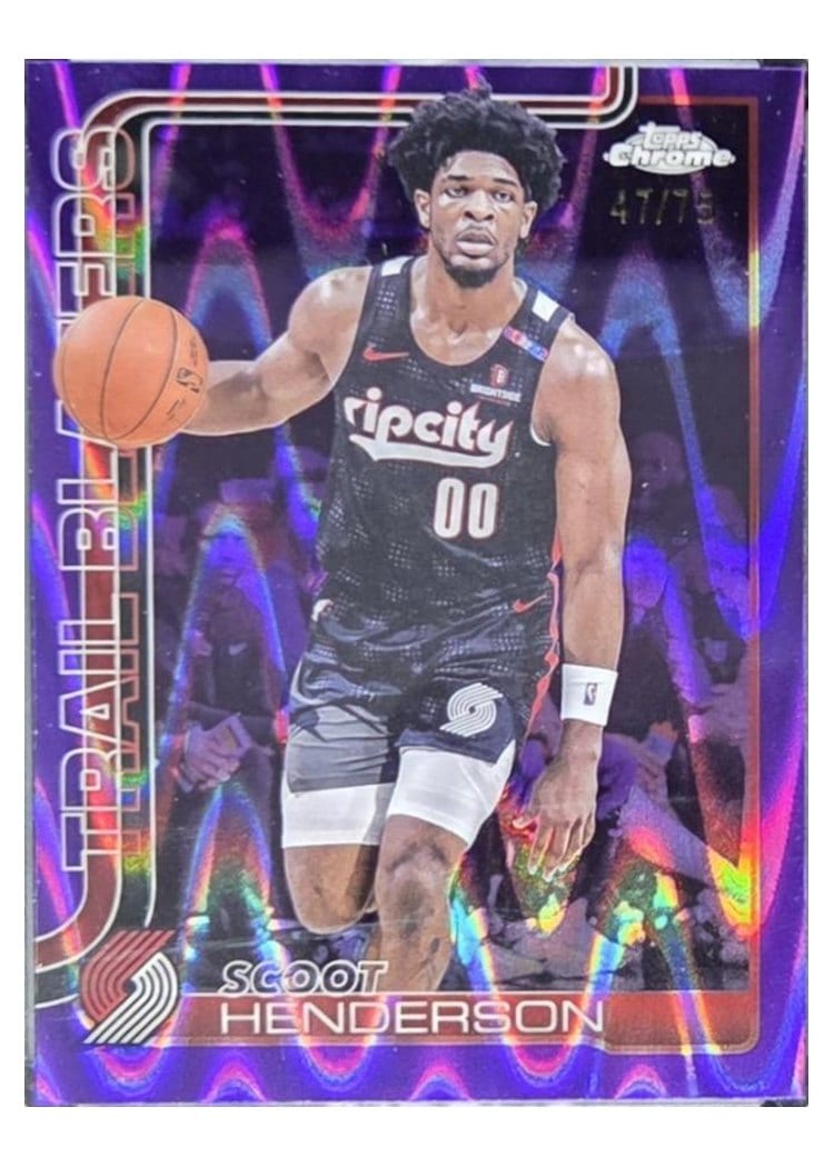 2025 Topps Chrome Scoot Henderson #166 card