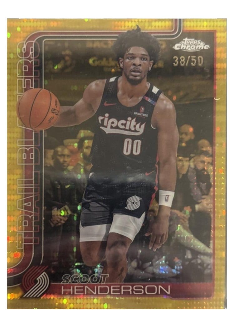 2025 Topps Chrome Scoot Henderson #166 card