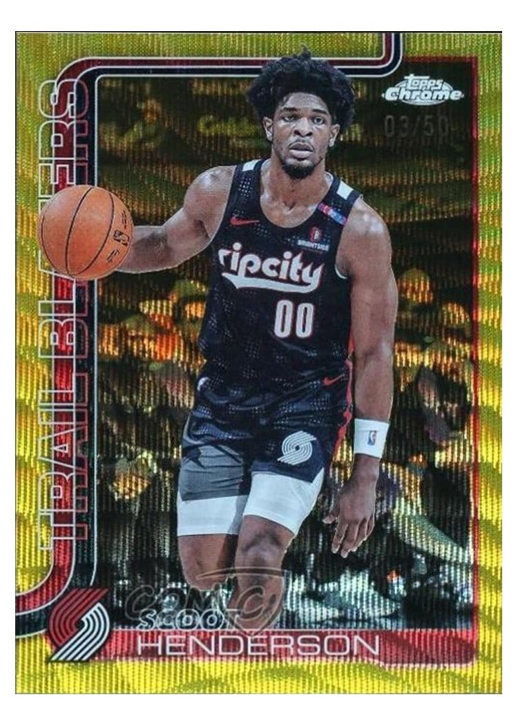 2025 Topps Chrome Scoot Henderson #166 card
