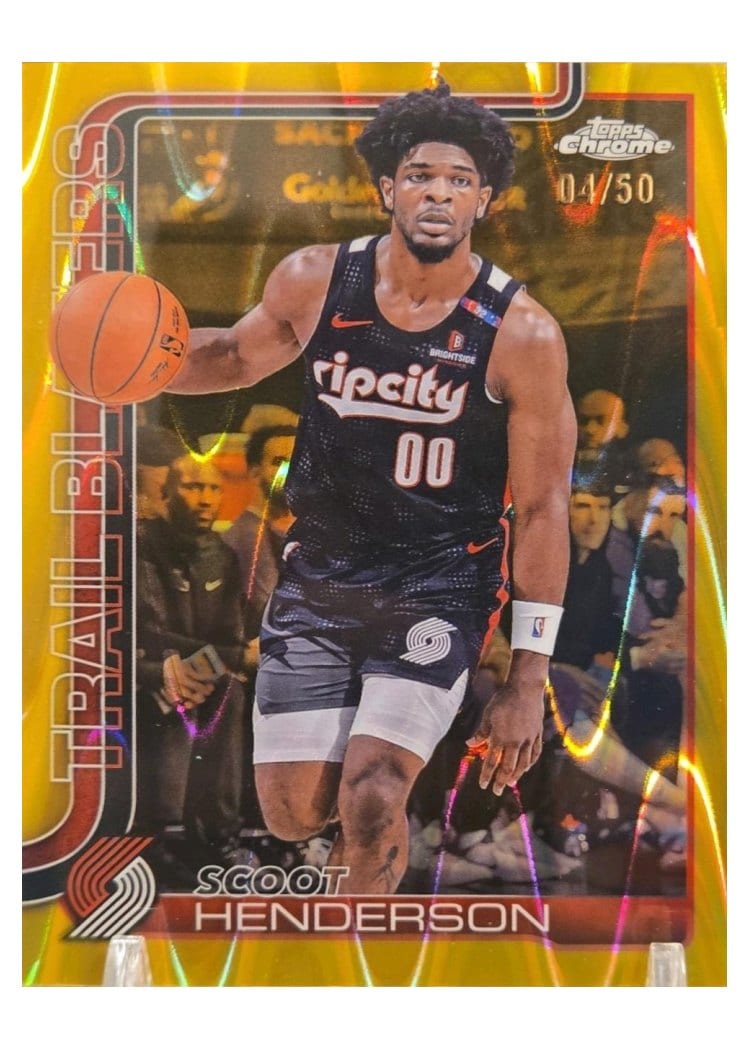 2025 Topps Chrome Scoot Henderson #166 card