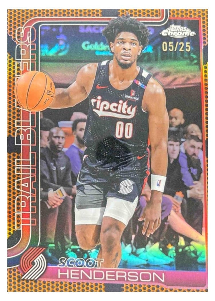 2025 Topps Chrome Scoot Henderson #166 card