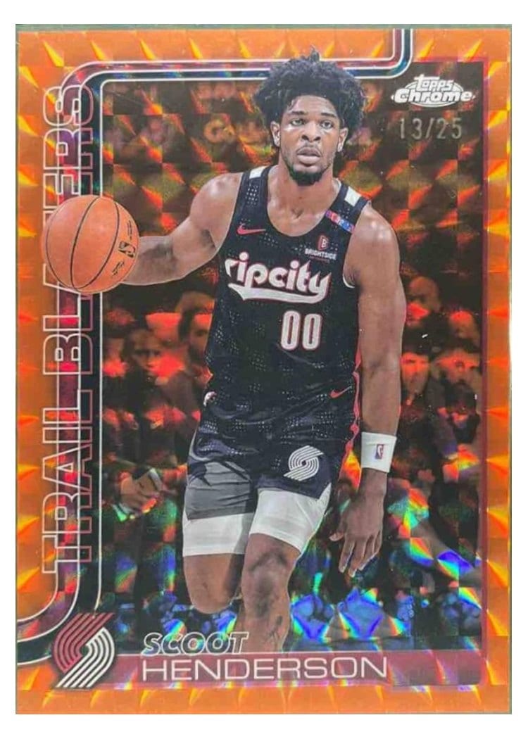 2025 Topps Chrome Scoot Henderson #166 card