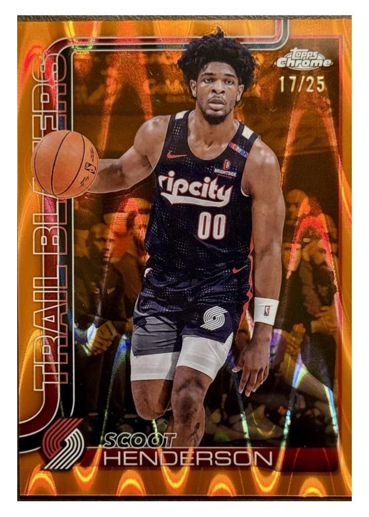 2025 Topps Chrome Scoot Henderson #166 card