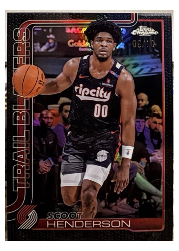 2025 Topps Chrome Scoot Henderson #166 card