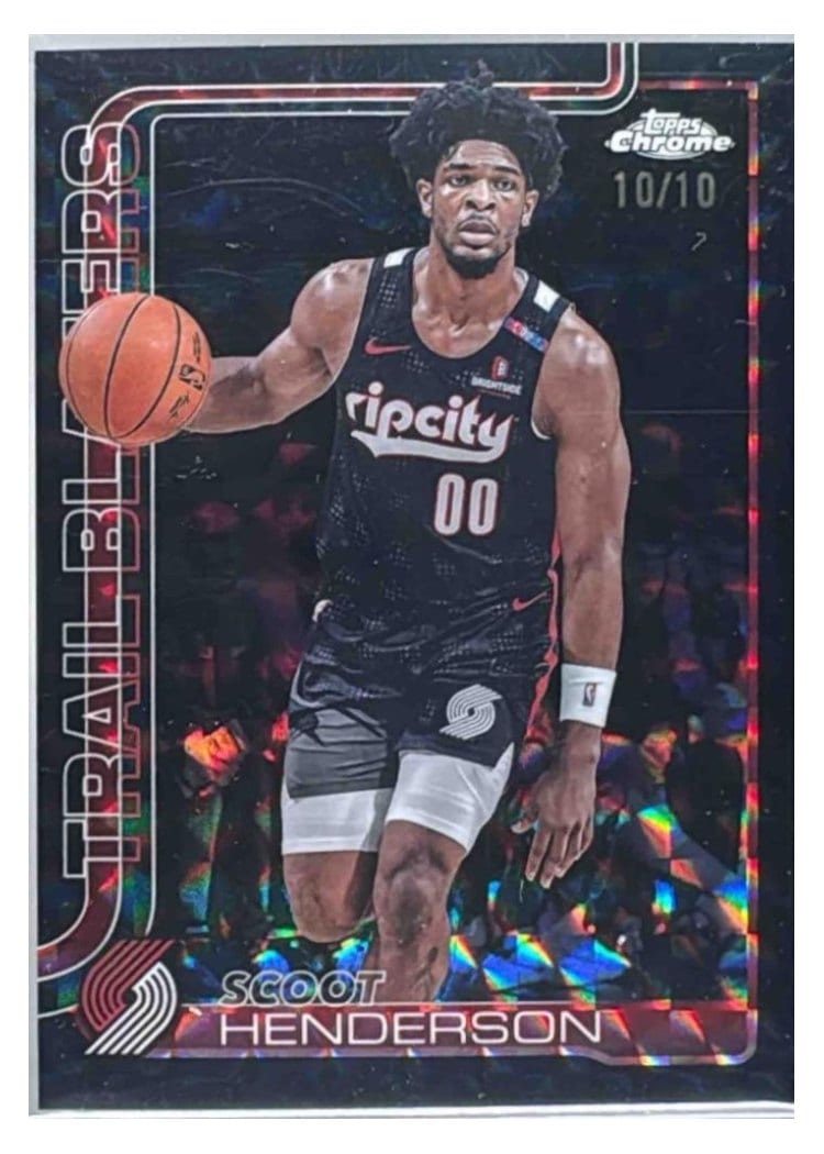 2025 Topps Chrome Scoot Henderson #166 card