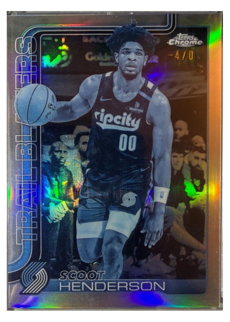 2025 Topps Chrome Scoot Henderson #166 card