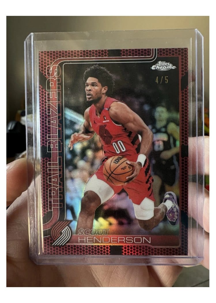 2025 Topps Chrome Scoot Henderson #166 card