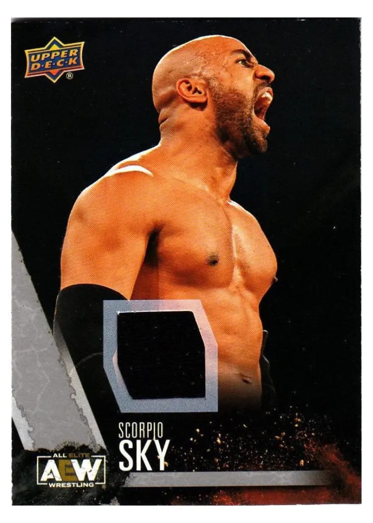 2021 Upper Deck AEW Scorpio Sky Memorabilia #8 card