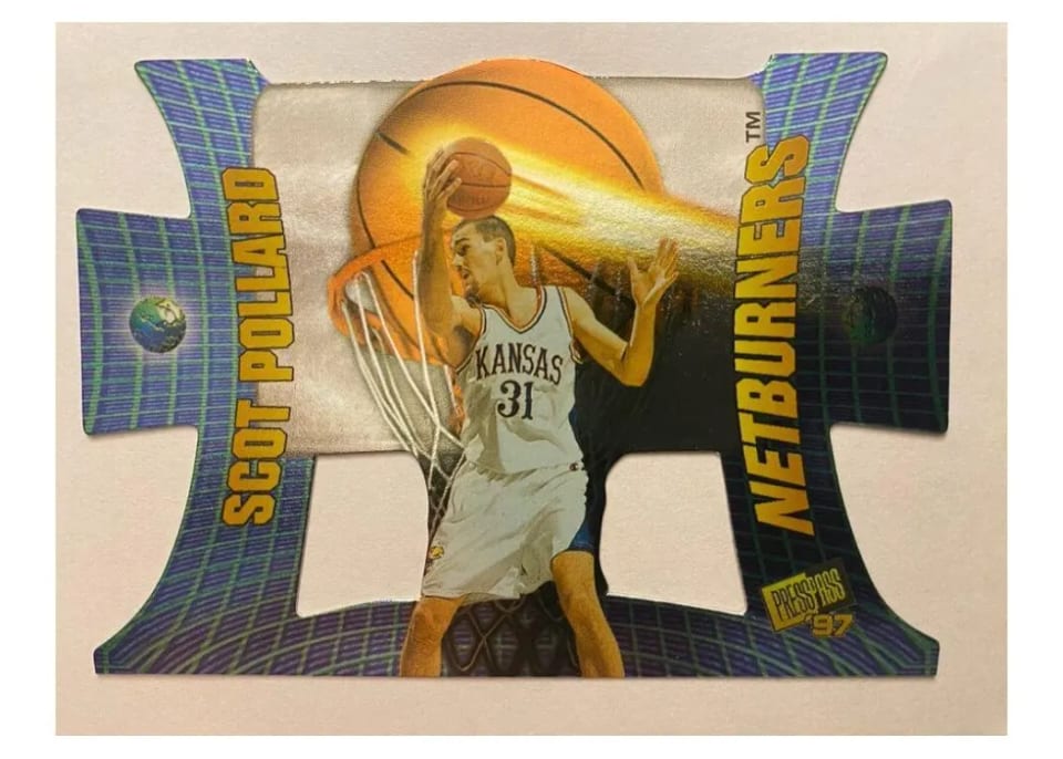 1997 Press Pass Net Burners Scot Pollard #NB5 card
