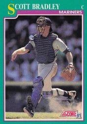 1991 Score Base Set Scott Bradley #113 card