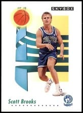 1991-92 SkyBox Base Set Scott Brooks #167 card