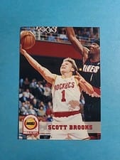 1993-94 Hoops Base Set Scott Brooks #76 card