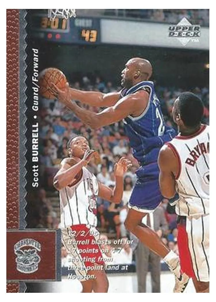 1996 Upper Deck Scott Burrell #11 card