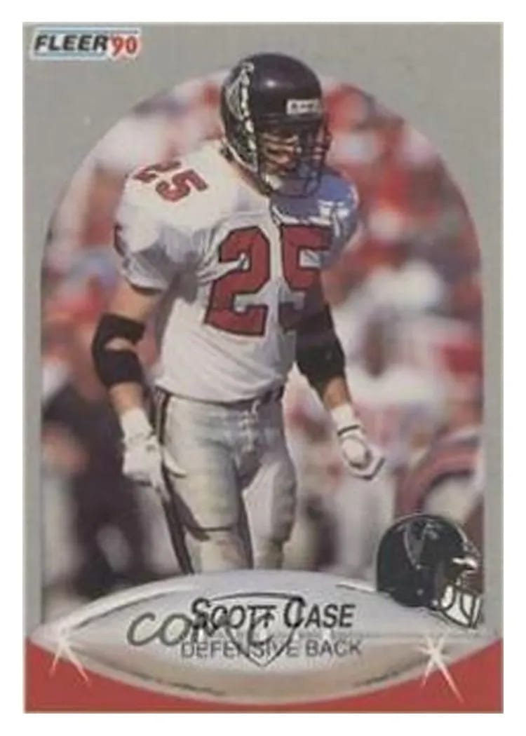 1990 Fleer Update Scott Case #U-58 card