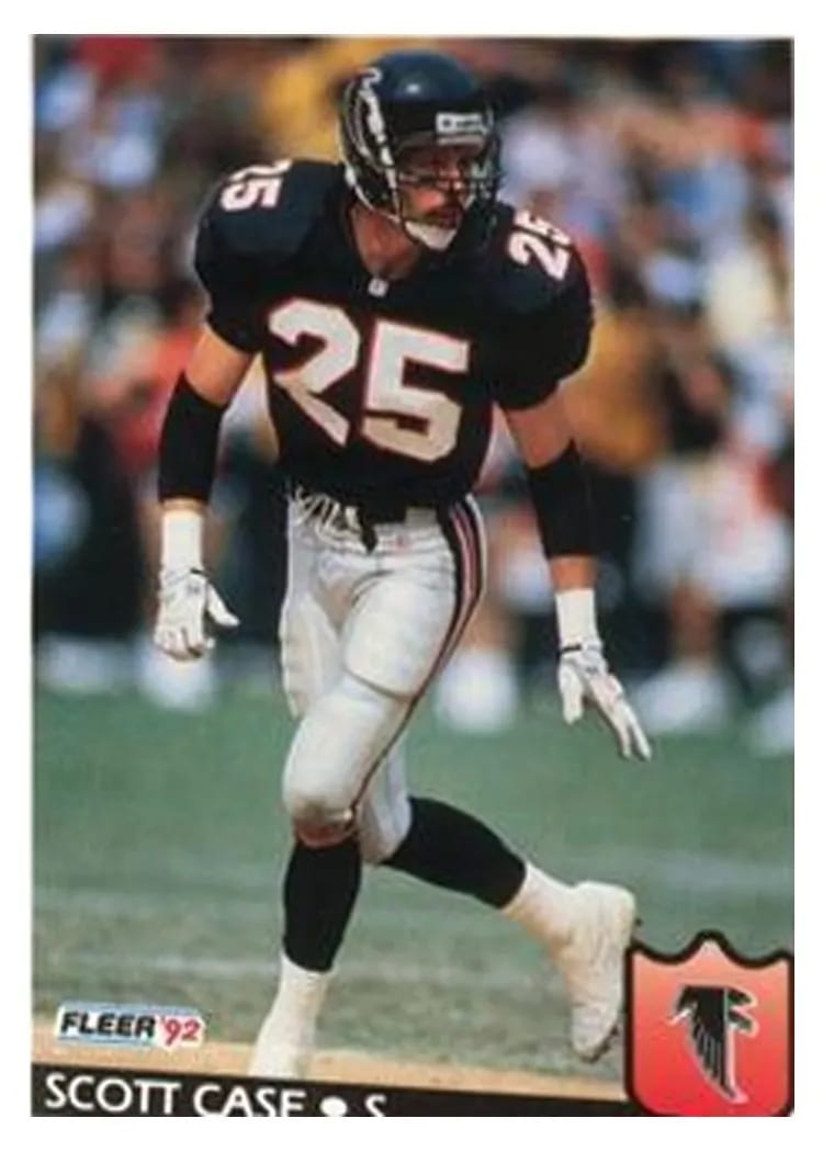 1992 Fleer Scott Case #3 card