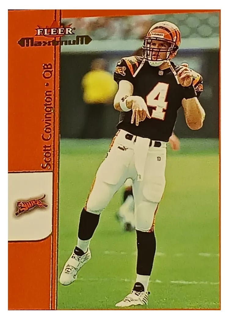 2002 Fleer Maximum Scott Covington #155 card