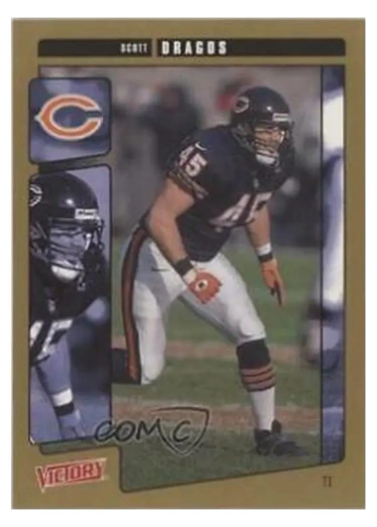 2001 Upper Deck Victory Scott Dragos #61 card