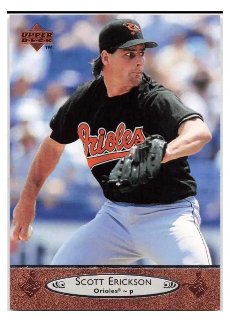 1996 Upper Deck Scott Erickson #13 card
