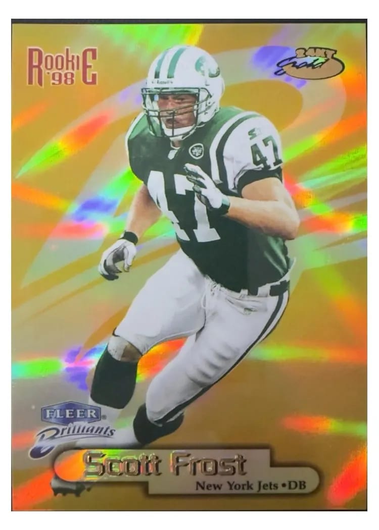 1998 Fleer Brilliants Scott Frost #149TG card