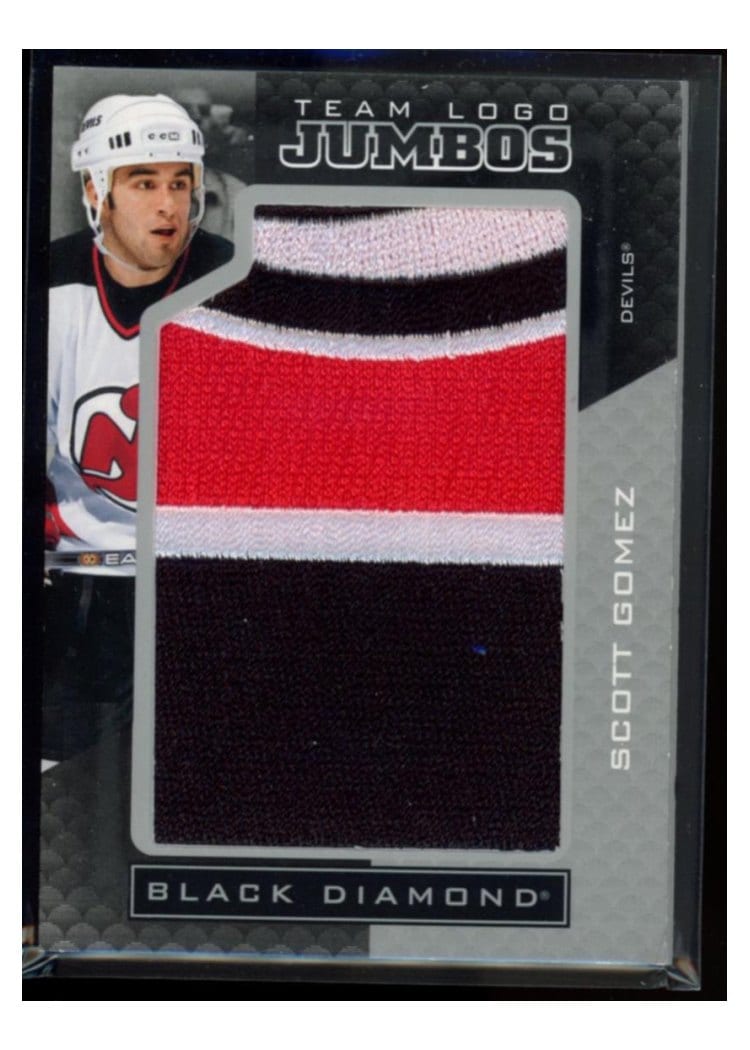 2021-22 Upper Deck Black Diamond Team Logo Jumbo Puzzle Patches Scott Gomez #TLNJ-SG card