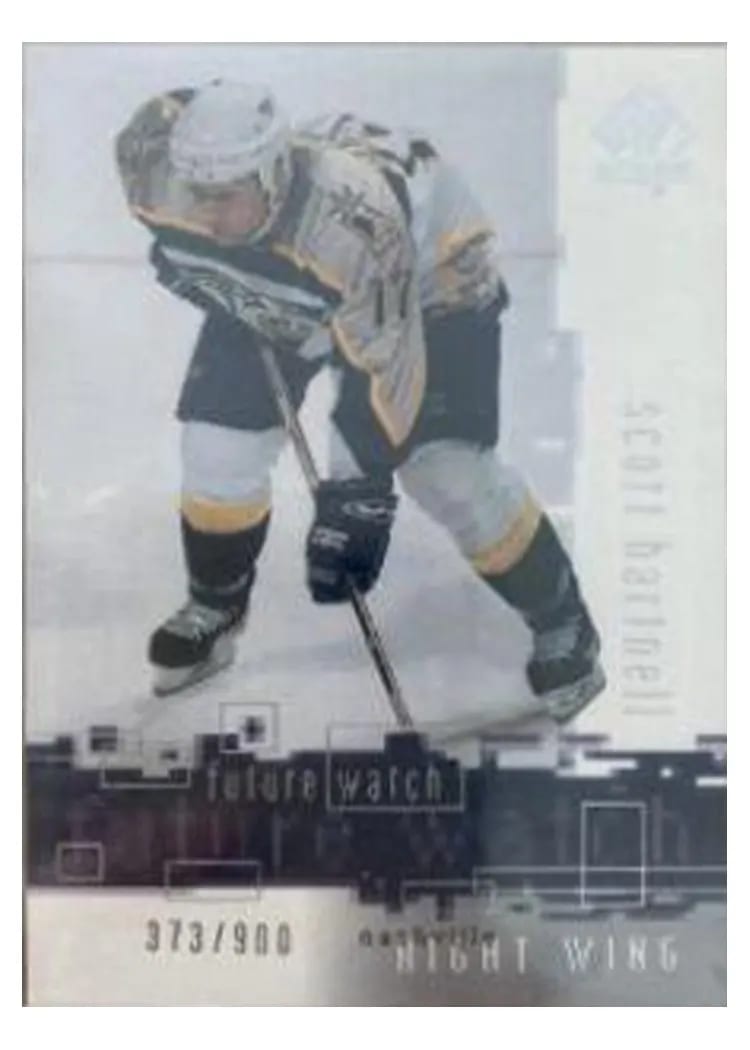2000 SP Authentic Scott Hartnell #112 card