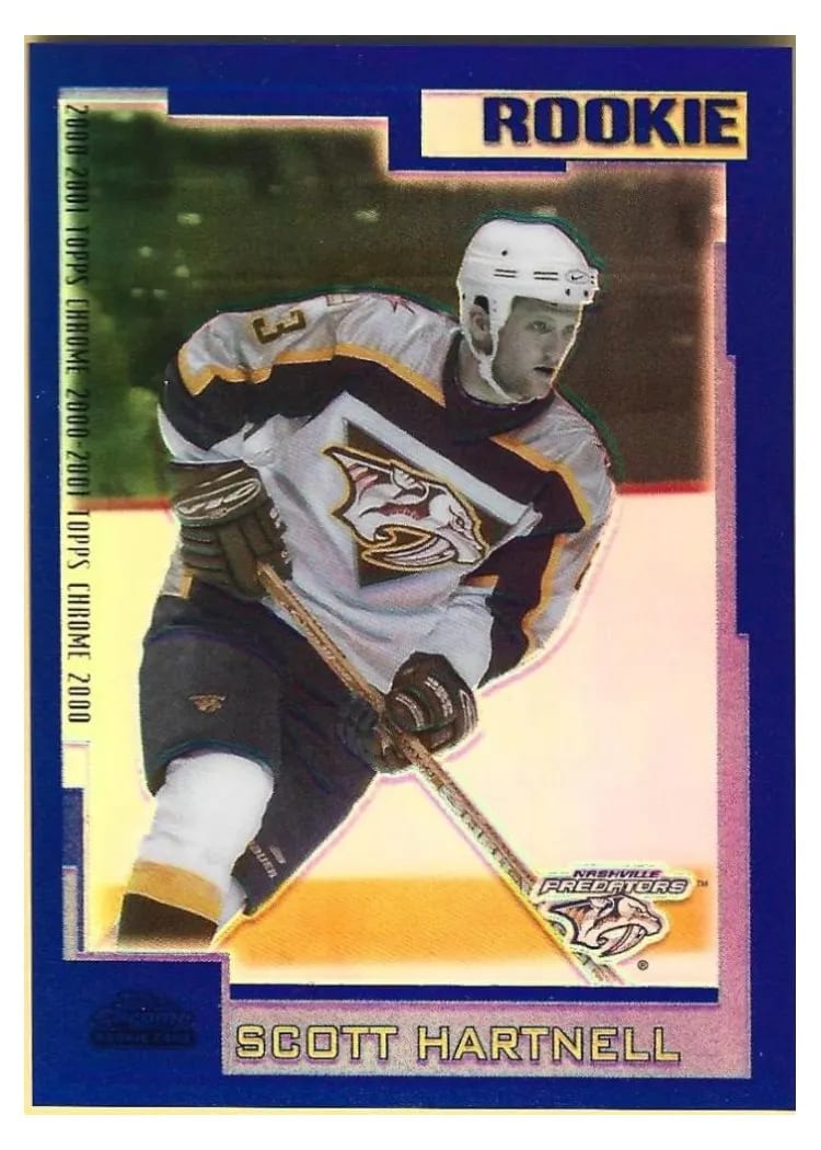 2000 Topps Chrome Scott Hartnell #247 card