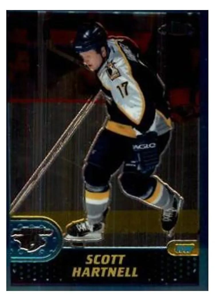 2001 Topps Chrome Scott Hartnell #113 card