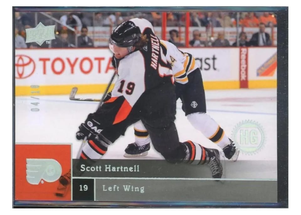 2009 Upper Deck Scott Hartnell #42 card