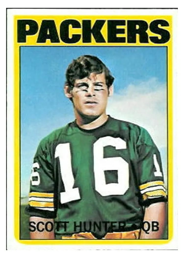 1972 Topps Scott Hunter #206 card