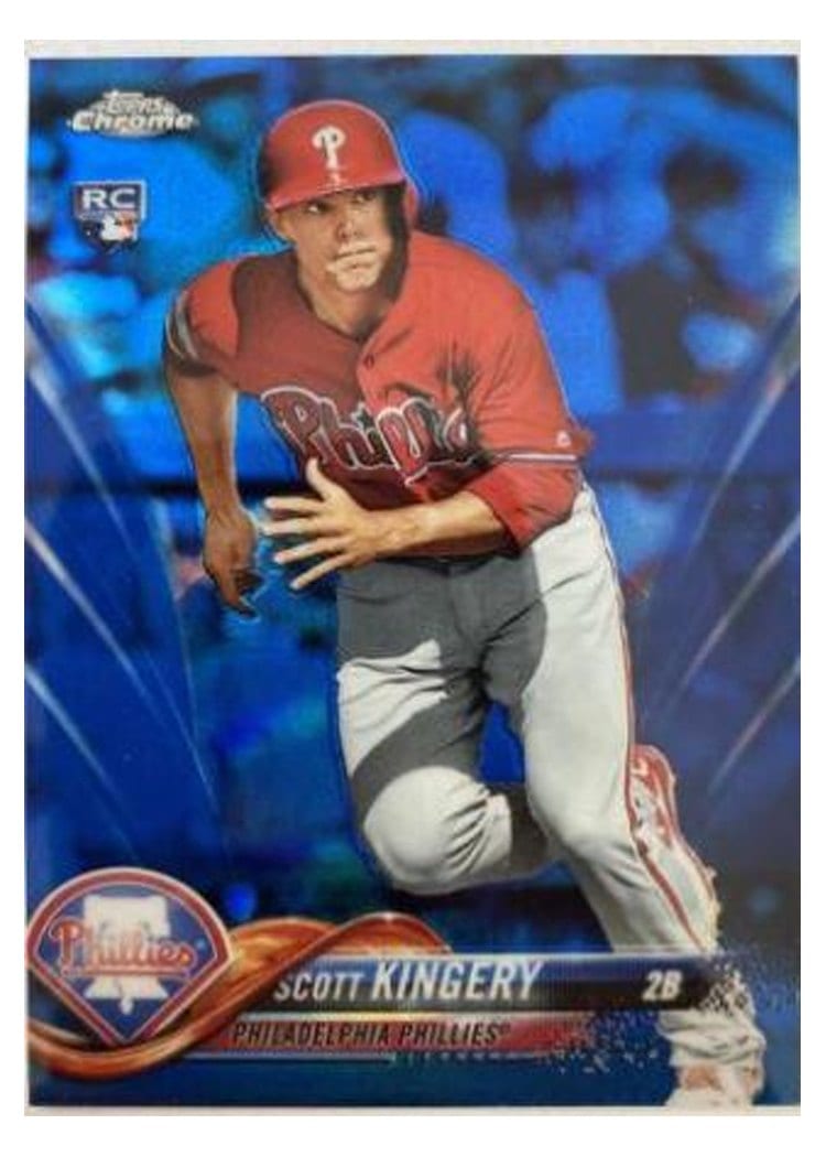 2018 Topps Chrome Base Set Scott Kingery #126 card