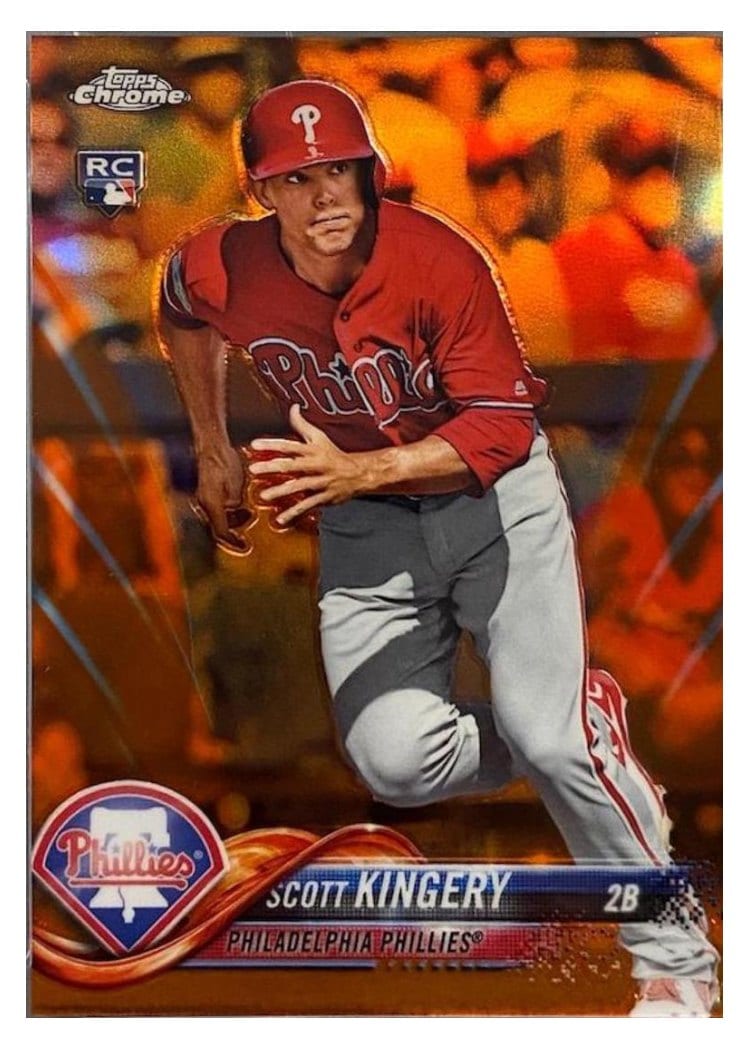 2018 Topps Chrome Base Set Scott Kingery #126 card