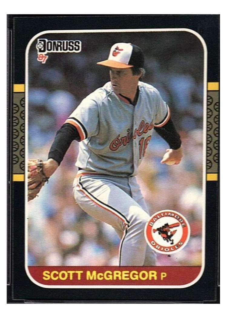 1987 Donruss Scott McGregor #520 card
