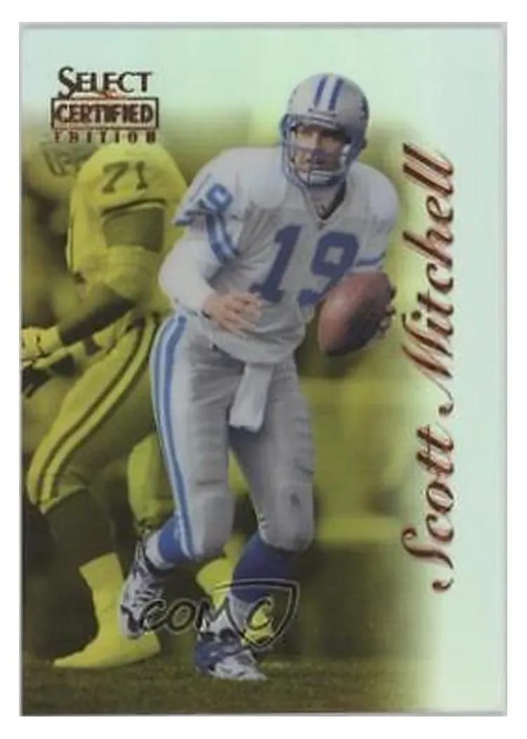 1996 Select Certified Scott Mitchell #14 card