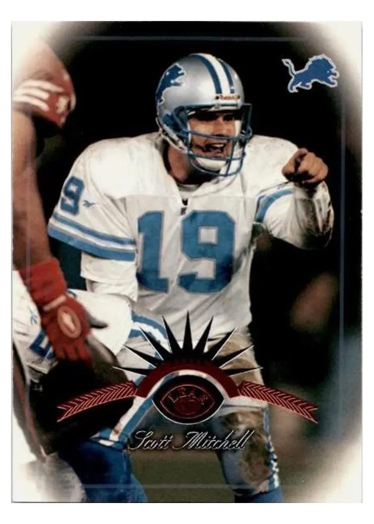 1997 Leaf Scott Mitchell #18 card