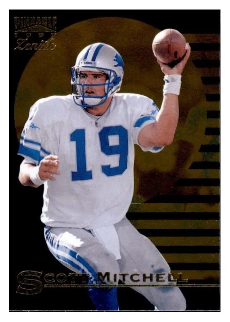 1997 Zenith Scott Mitchell #72 card