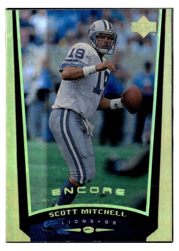 1998 Upper Deck Encore Scott Mitchell #68 card