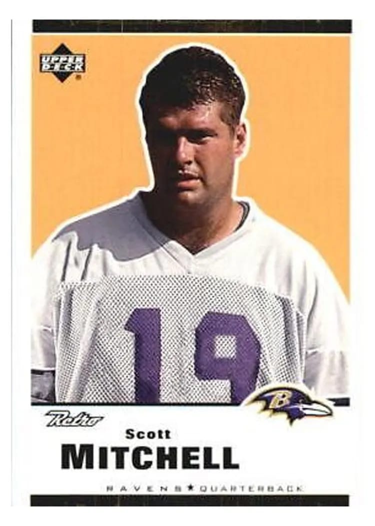 1999 Upper Deck Retro Scott Mitchell #14 card