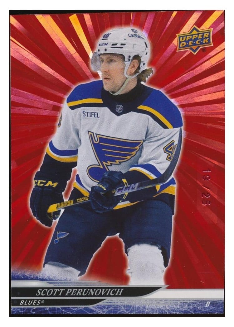 2024-25 Upper Deck Base Set Scott Perunovich #400 card