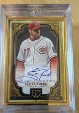 2024 Topps Gilded Collection Gallery of Gold Autographs Scott Rolen #GOG-SR card