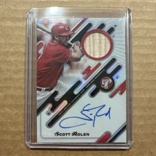 2024 Topps Pristine Pieces Autograph Relic Scott Rolen #PPAR-SR card