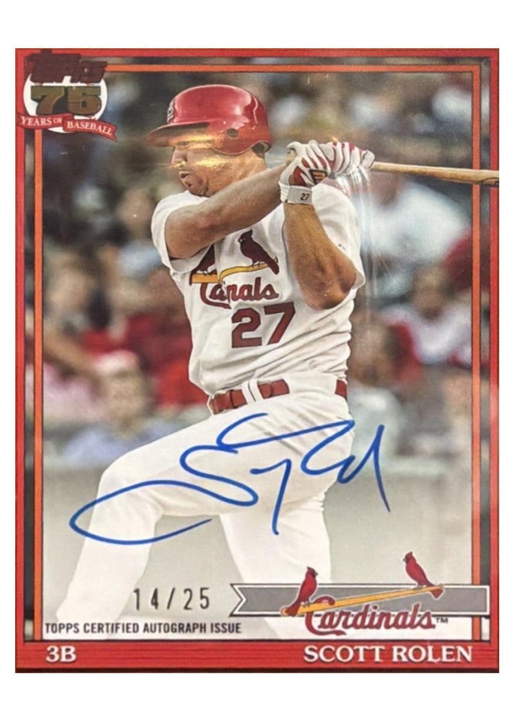 2026 Topps 1991 Topps Autographs Scott Rolen #91A-SR card