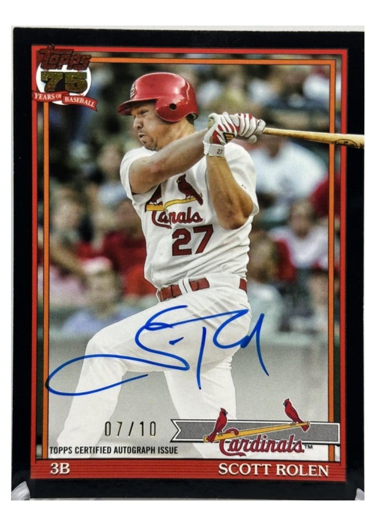 2026 Topps 1991 Topps Autographs Scott Rolen #91A-SR card