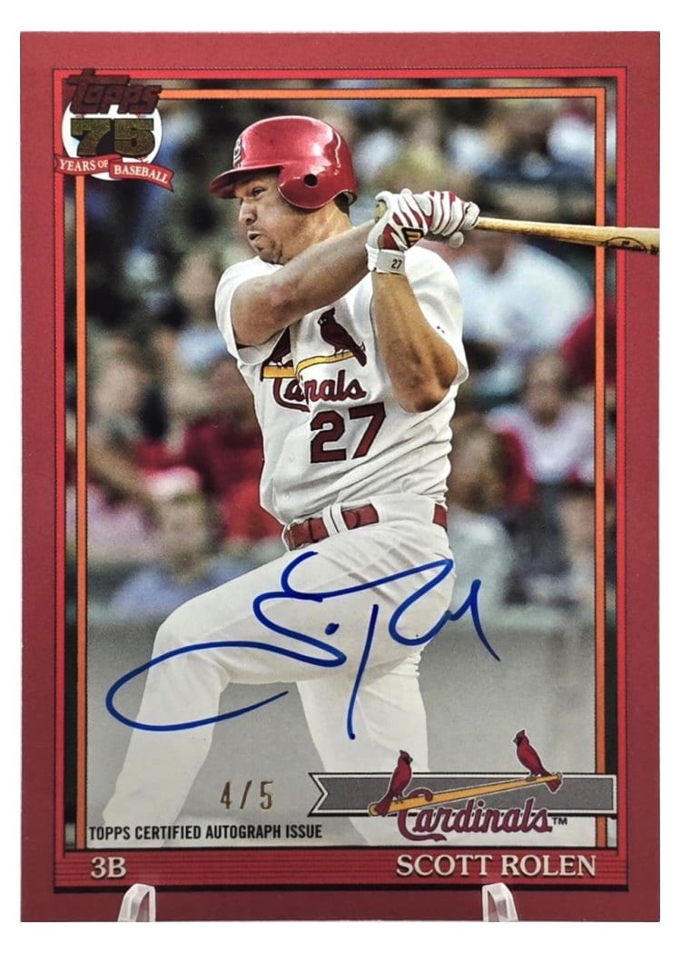 2026 Topps 1991 Topps Autographs Scott Rolen #91A-SR card