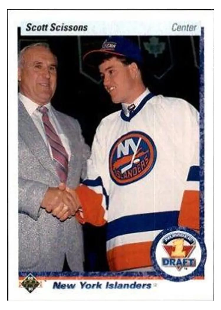 1990 Upper Deck Scott Scissons #357 card