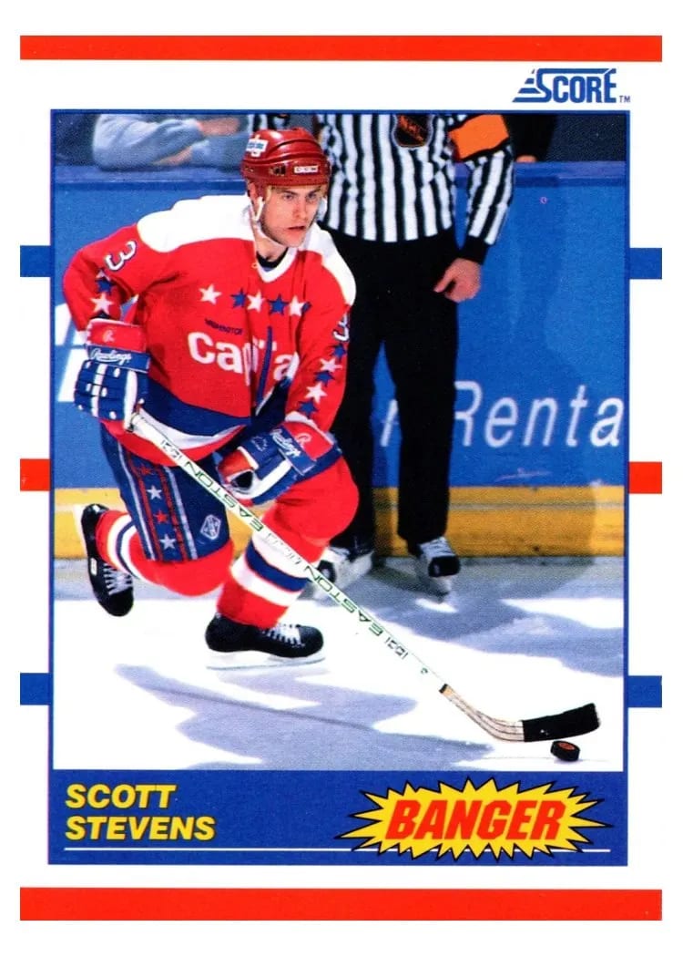 1990 Score Scott Stevens #341 card