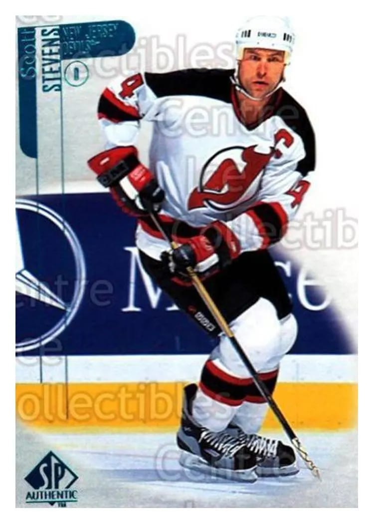 1998 SP Authentic Scott Stevens #49 card