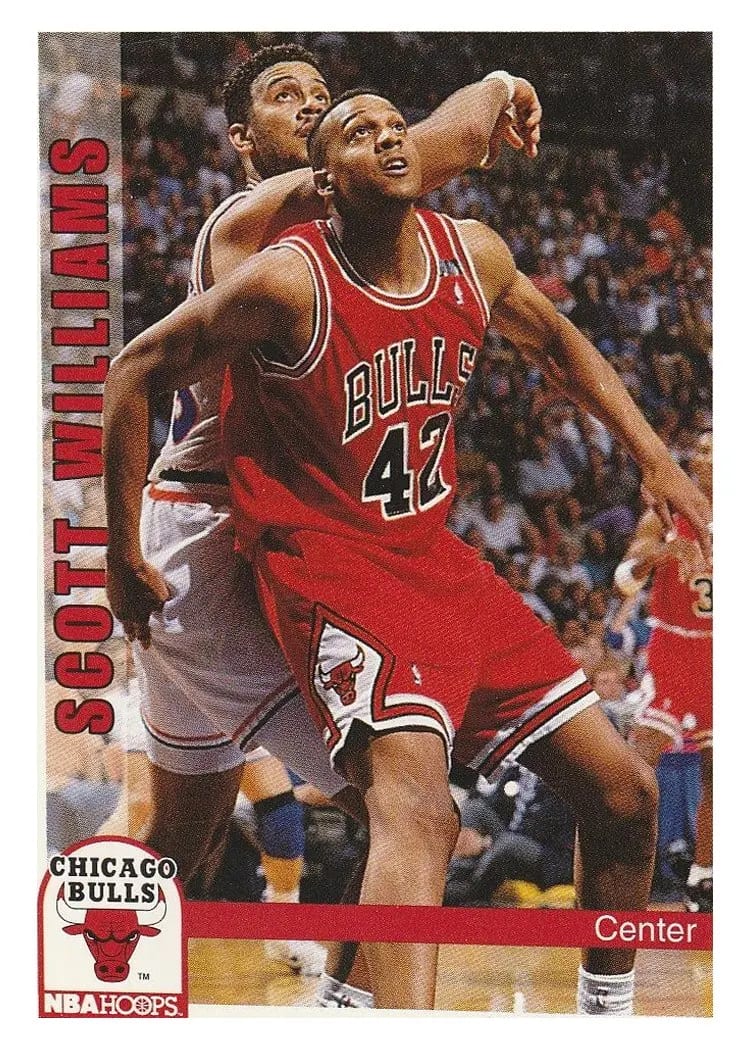 1992 Hoops Scott Williams #35 card