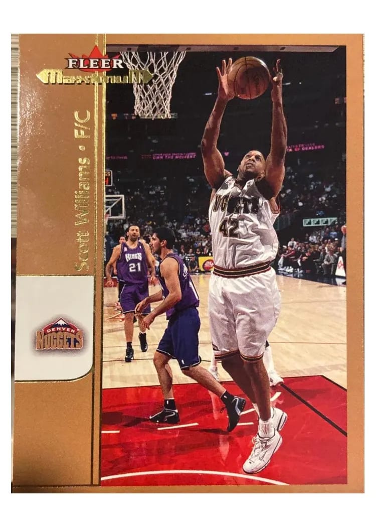 2001 Fleer Maximum Scott Williams #81 card